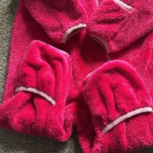 North Face Baby Bunting hot pink